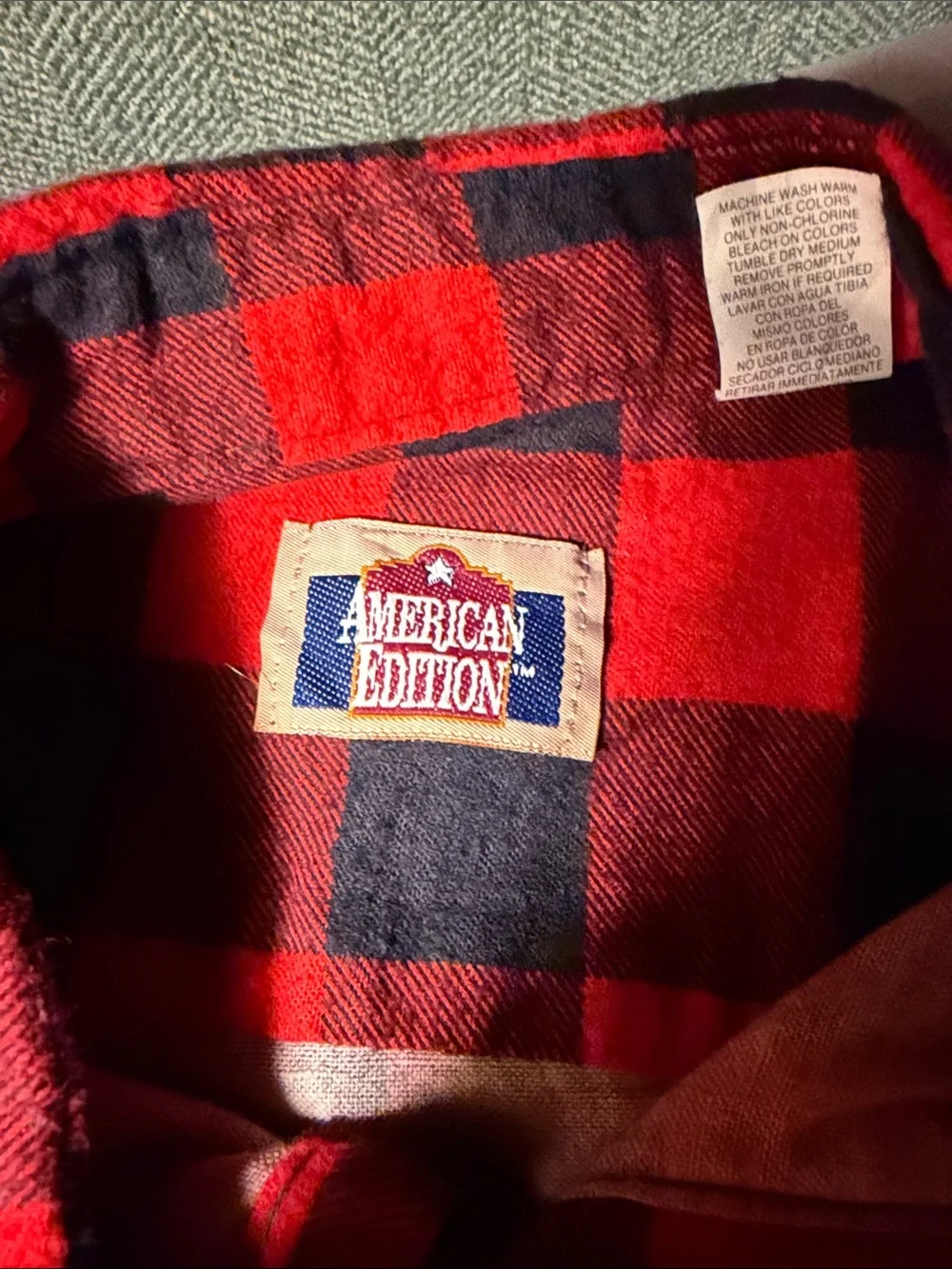 Classic Red & Black Buffalo Plaid Flannel Shirt
